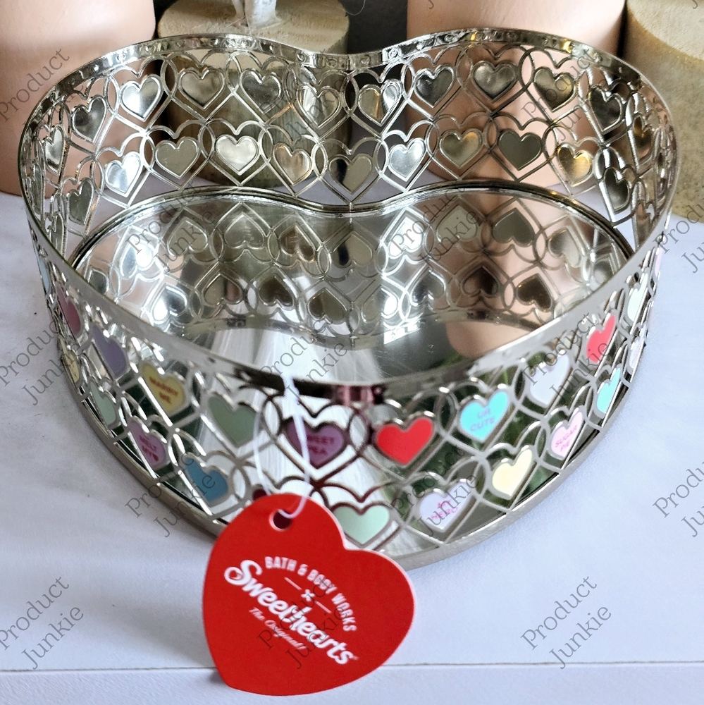 Limited Edition Sweethearts × Bath & Body Works Vanity Heart Mirror Tray